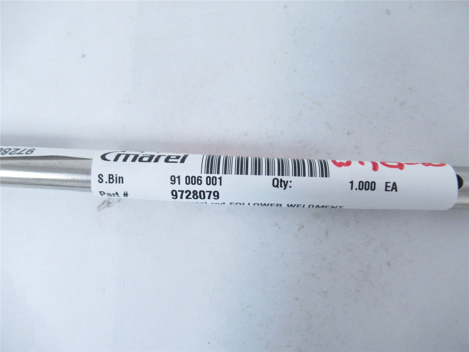 245527 New-No Box; Marel 9728079 Rod Arm follower weldement SS