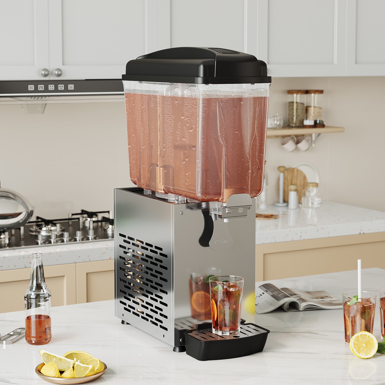 18L Commercial Beverage Dispenser Cold Beverage Dispenser Juice Dispenser 150W
