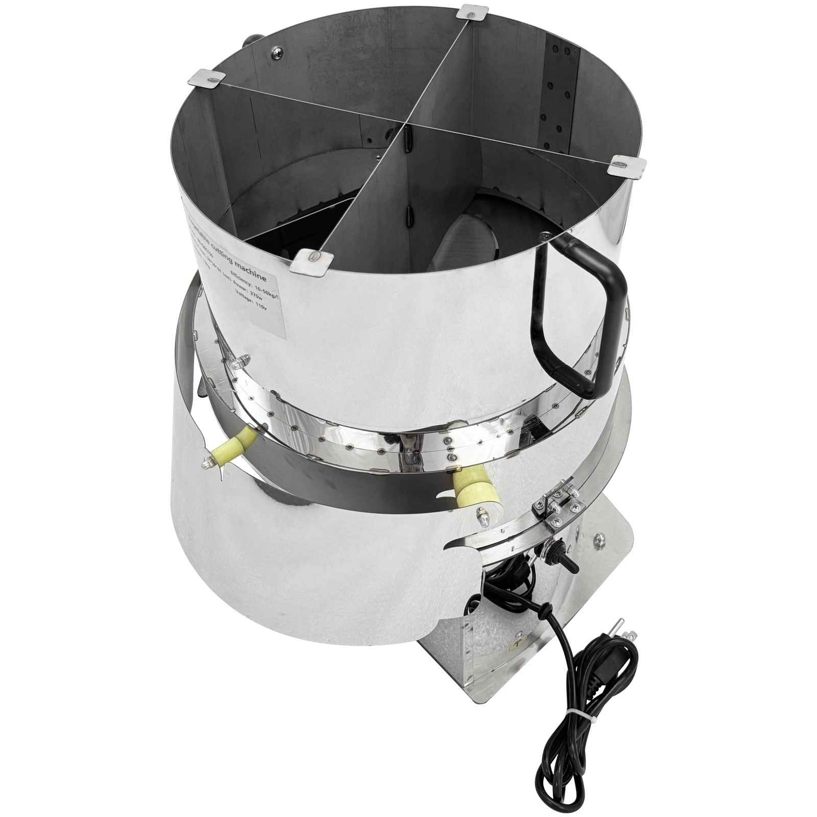 Commercial Cabbage Shredding Machine Auto Leafy Vegetable Cutting Machine 110V