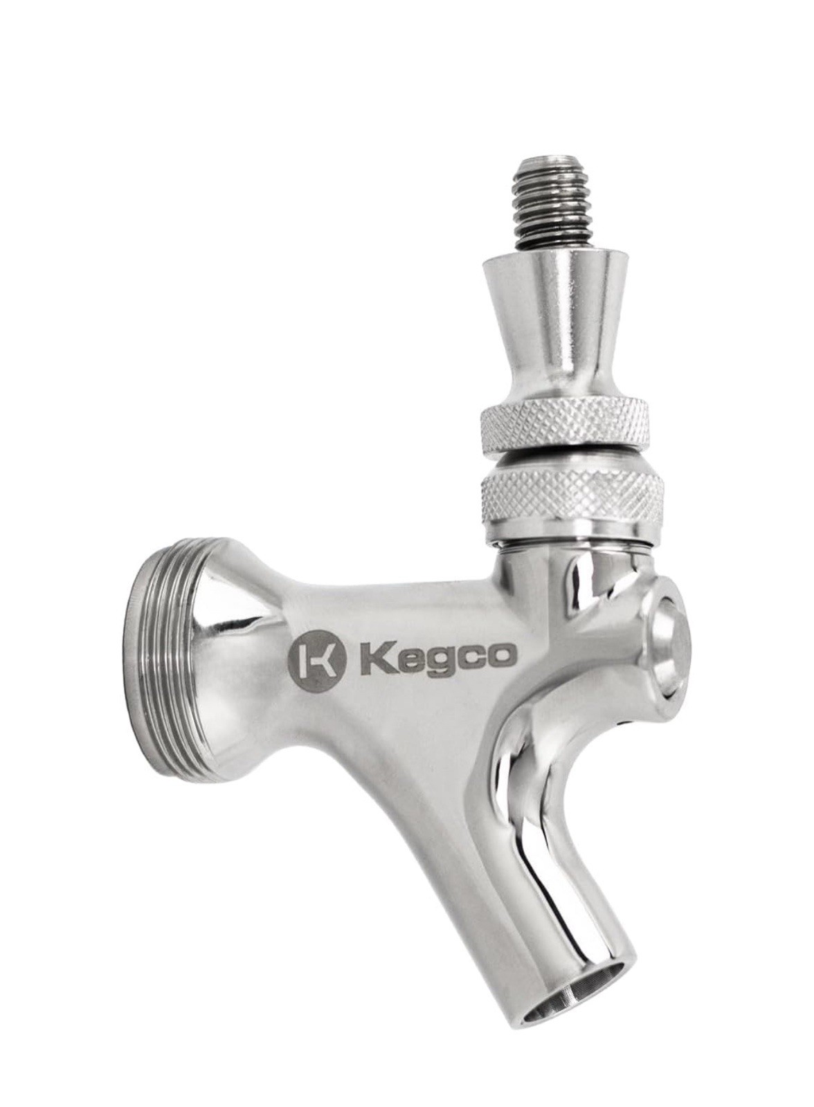 Standard Chrome Polished Draft Beer Faucet – Tap Keg Kegerator Shank Spout Beer