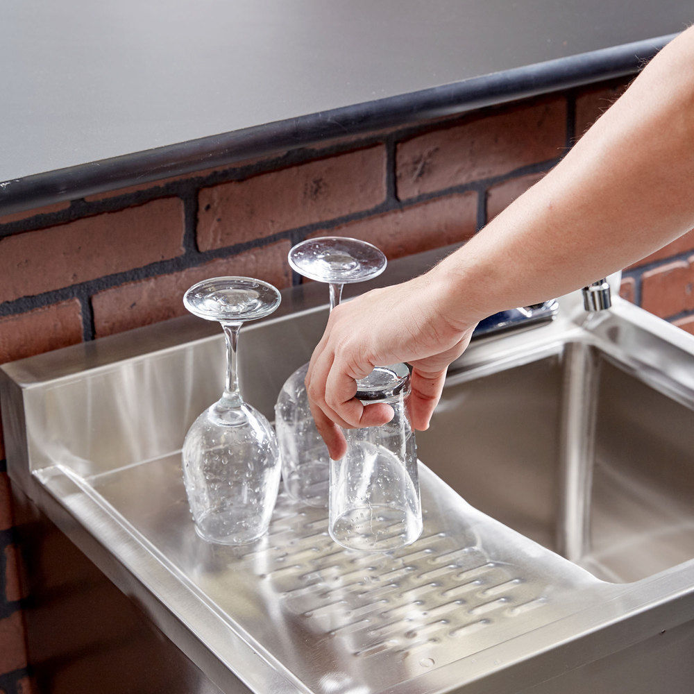 NEW 1 Bowl Underbar Stainless Steel Hand Wash Sink LEFT Drainboard Commercial