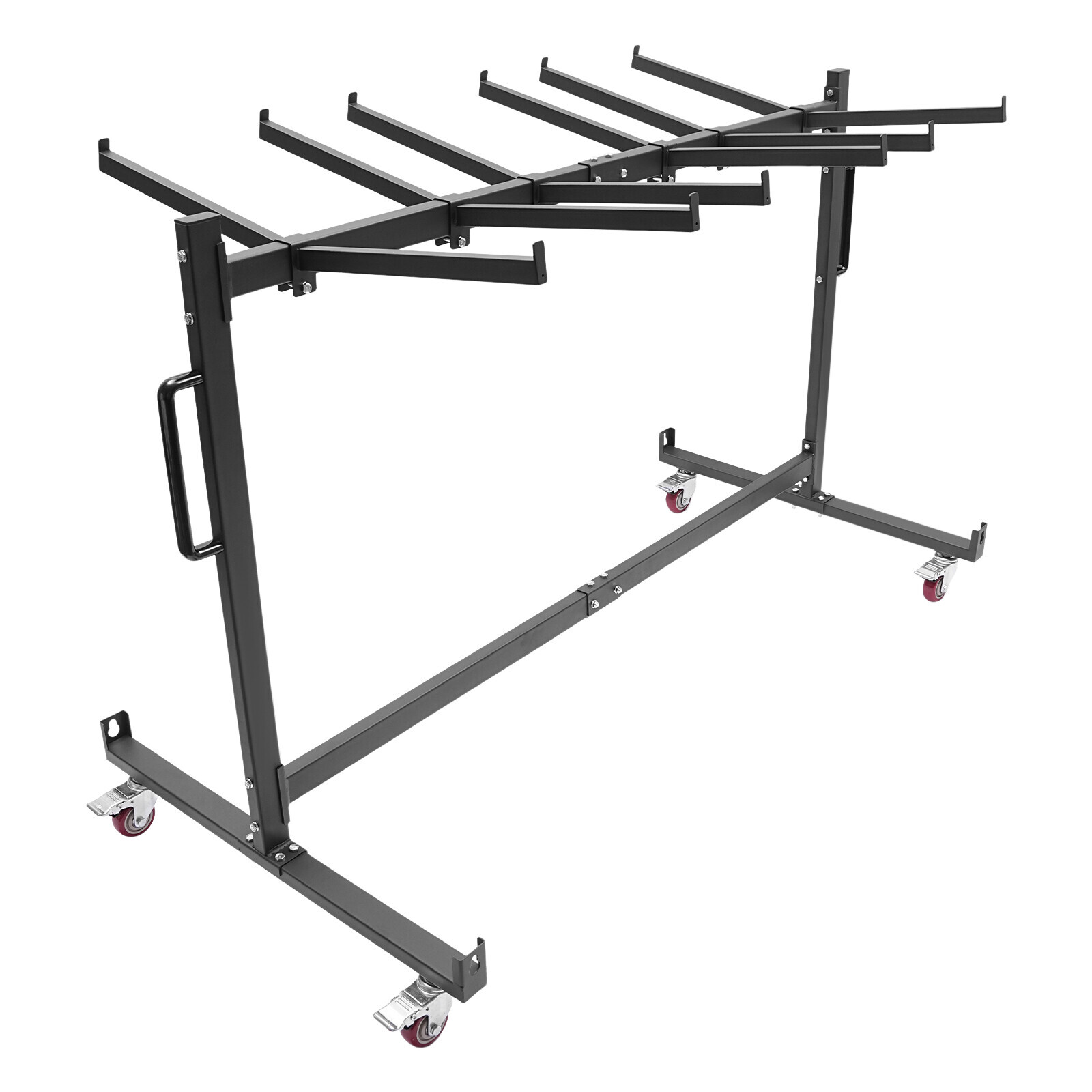 Folding Chair Rack Dolly Cart Table Storage Rack Desk Chairs Cart Trolley 42pcs