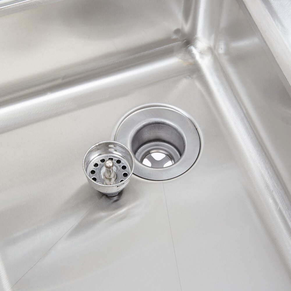 18″W x 26″L Stainless Steel Two Bowl Commercial Underbar Hand Sink