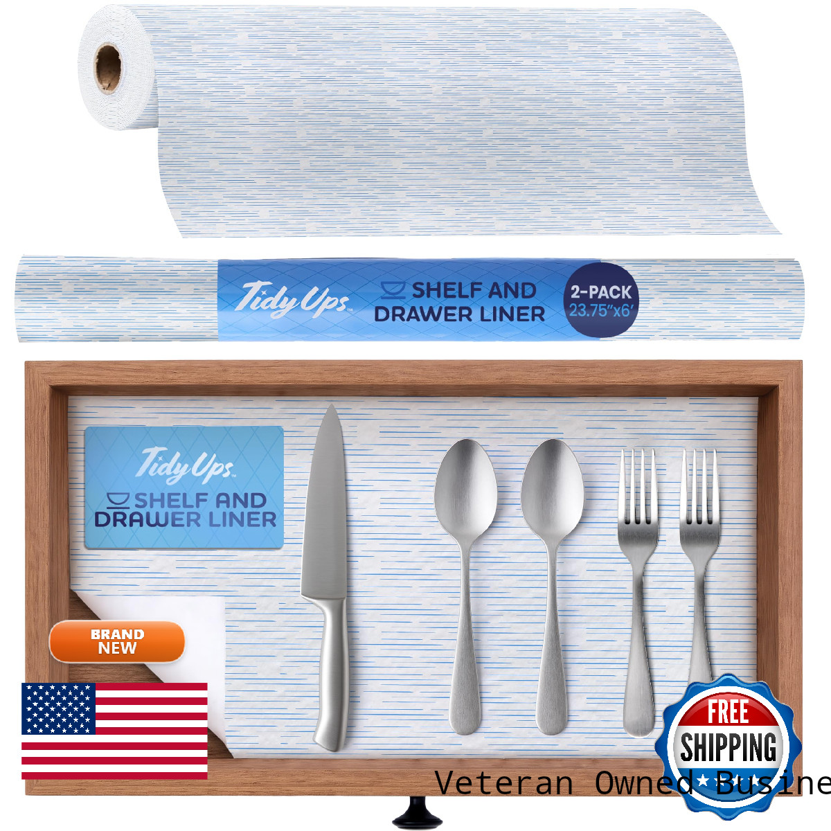 Tidyups Adhesive Felt Cabinet Paper For Kitchen Glide Drawer Liners Under Sink
