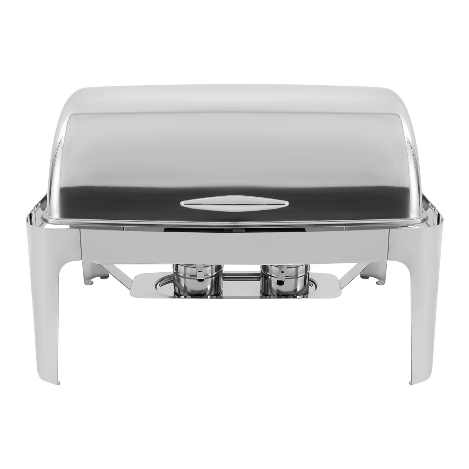 9.54QT Stainless Steel Chafer Buffet Chafing Dish Set Roll Top Food Warmer