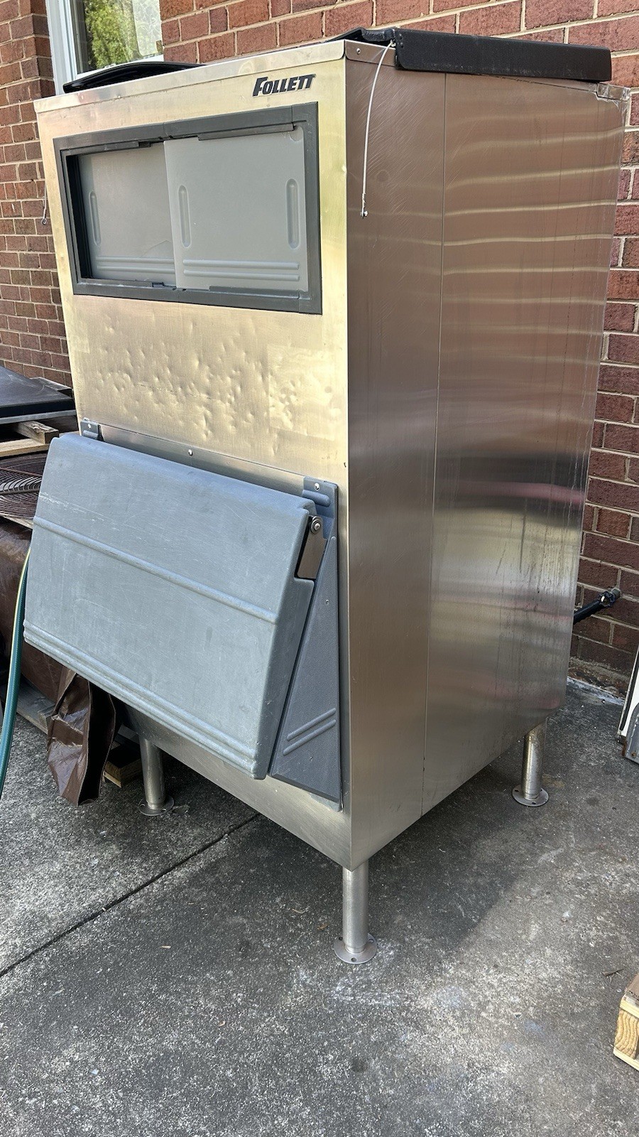 Follett Commercial Ice Storage Bin Stainless Steel Heavy Duty for Commercial Use