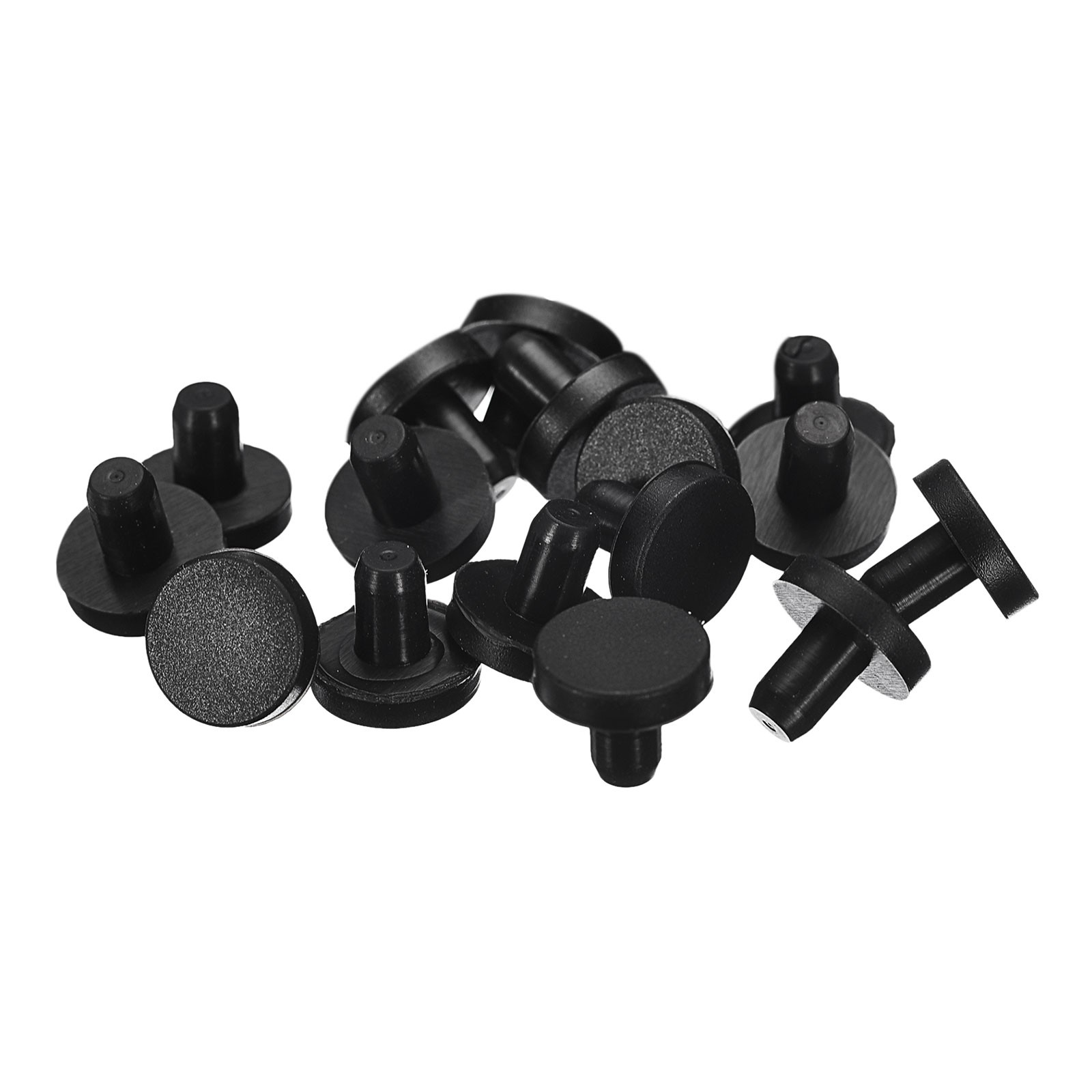 32pcs Black Rubber Stopper 5mm Plug Holes for 4.5-4.8mm/0.18-0.19″ Hole