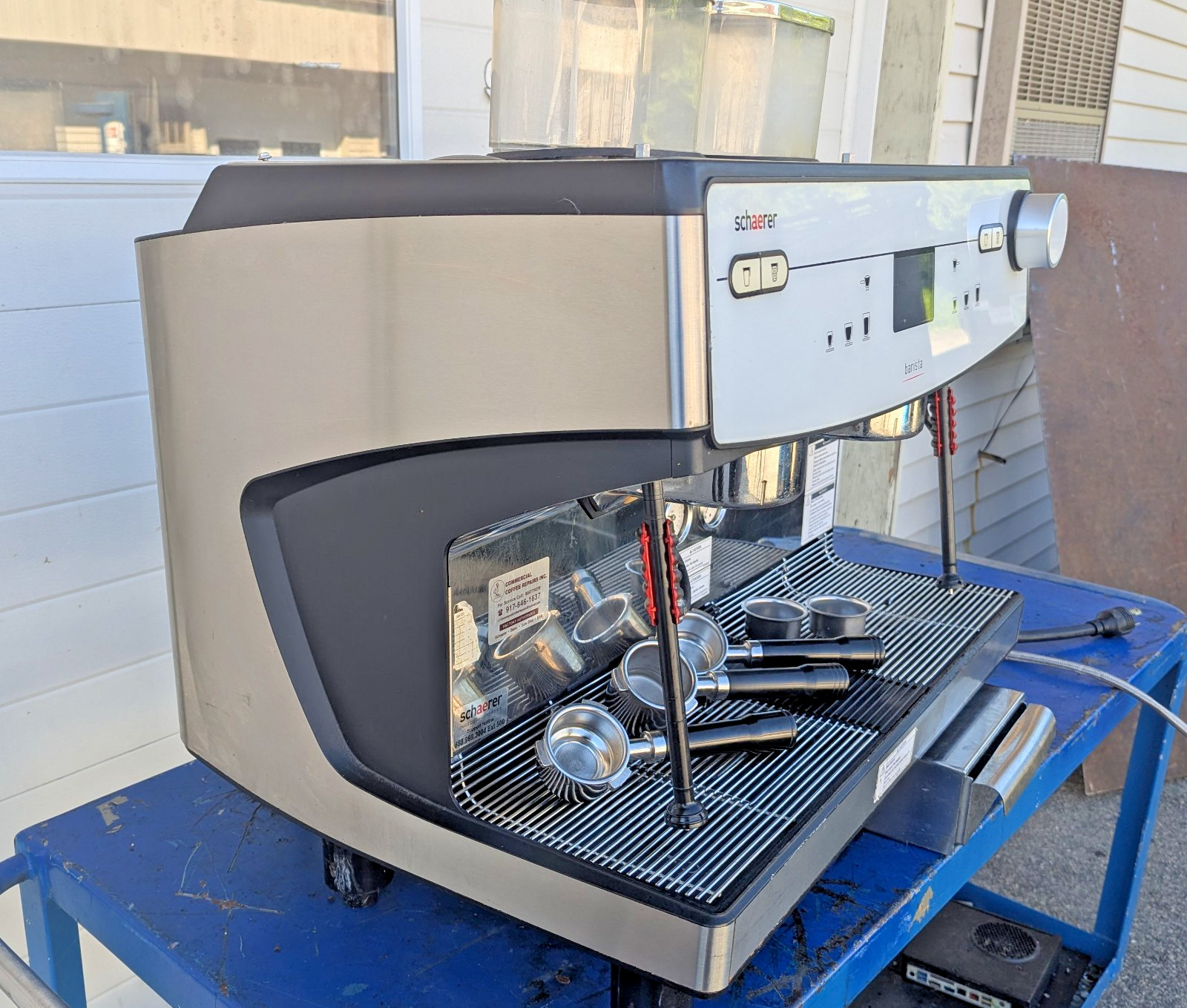 Schaerer Barista Commercial Two Head Espresso Machine 240V