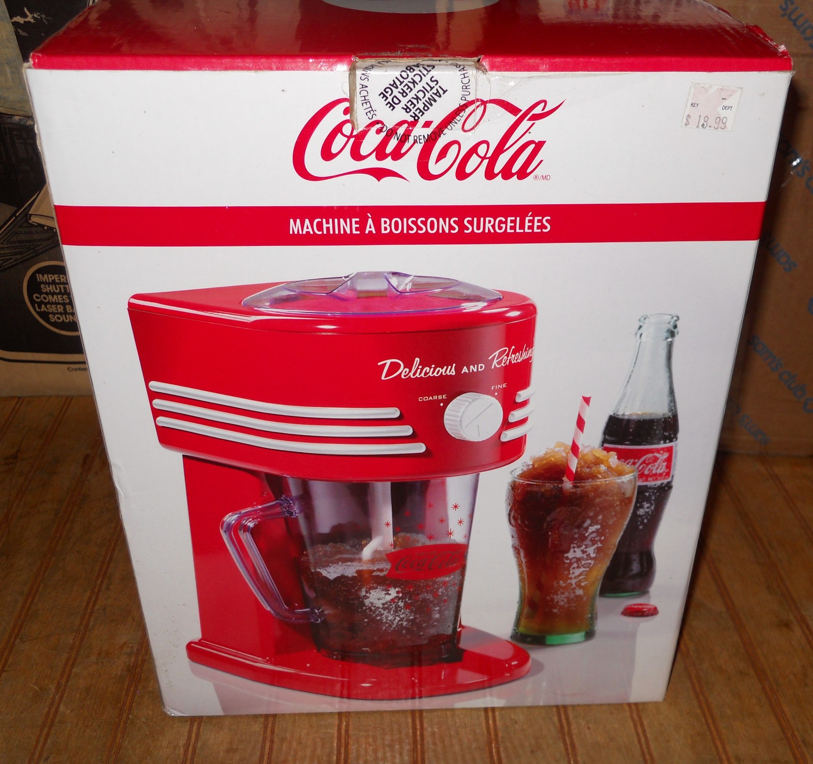 Coca-Cola Frozen Beverage Station -Nostalgia FBS400 40oz Unused in box