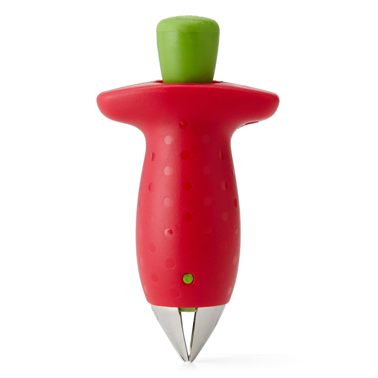 Chef’n Original Stem Gem Strawberry Huller, Red/Green – 3.5 Inch, Red