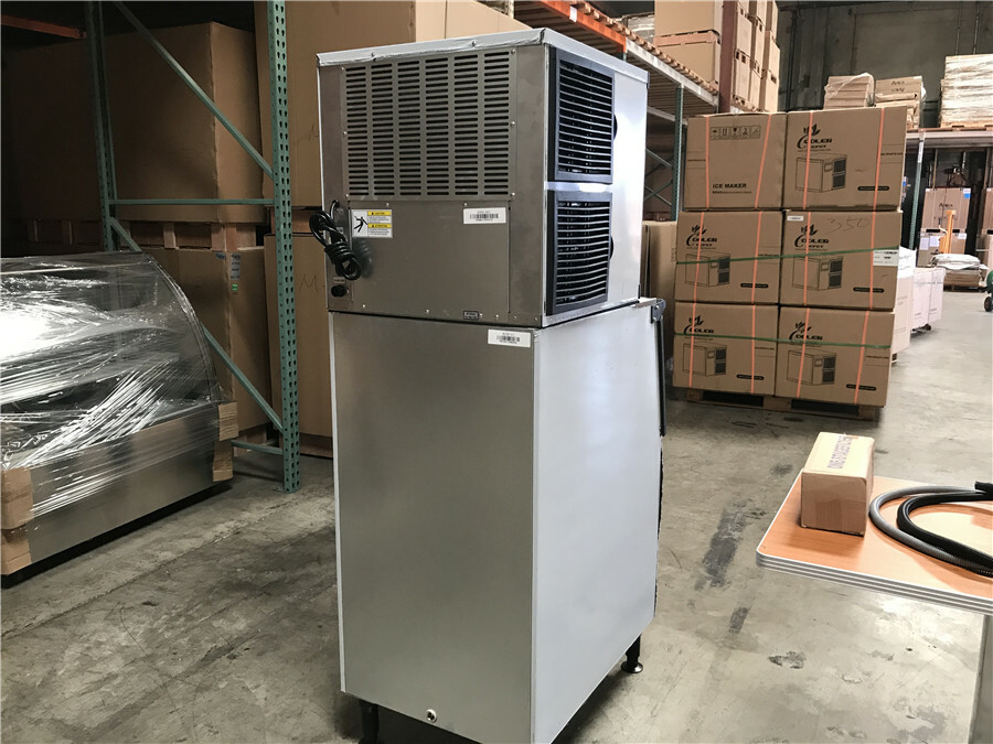 NEW HD350 Commercial Ice Maker Stainless Steel Restaurant Ice Cube Machine NSF