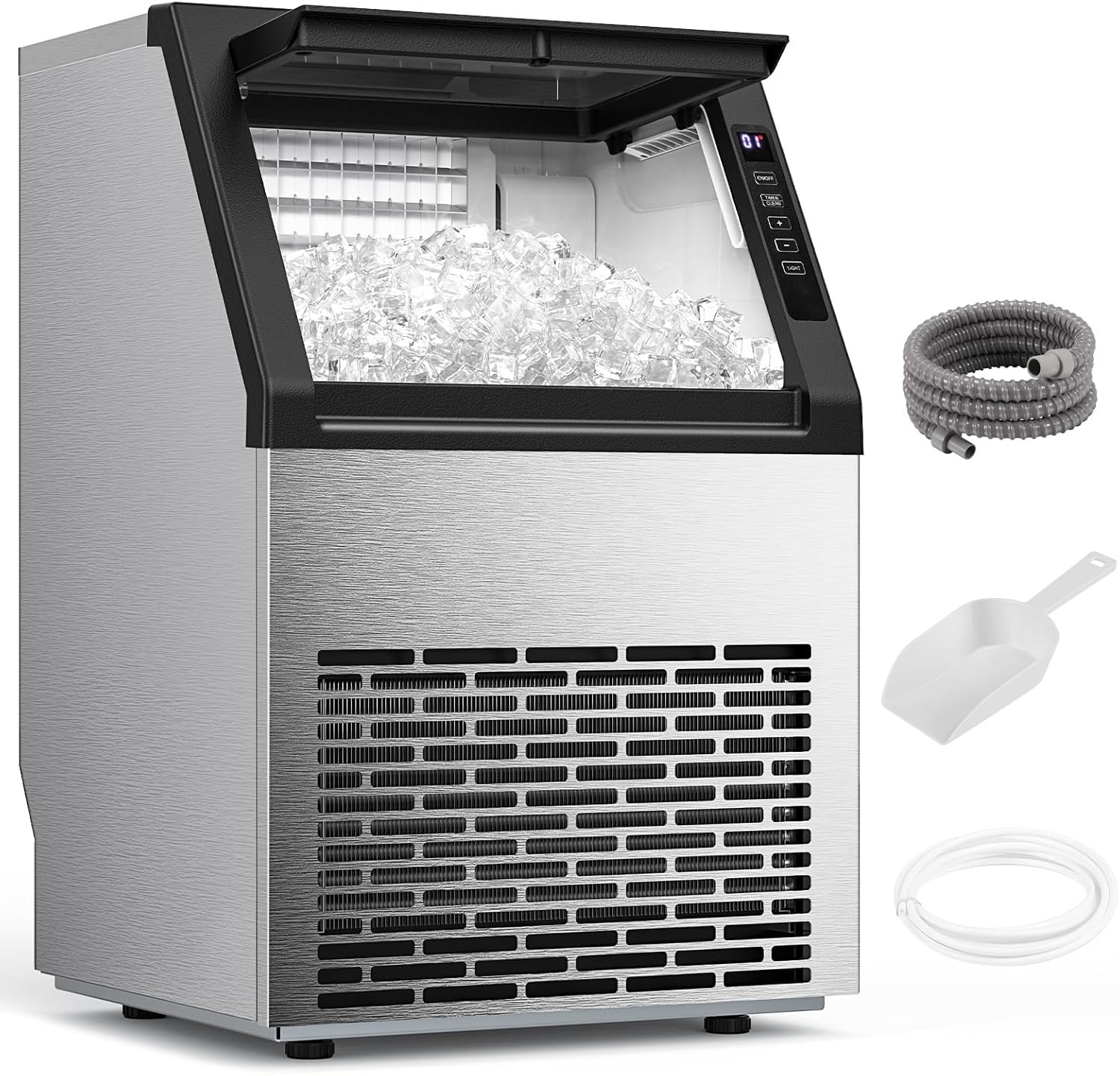 Stainless Steel Ice Machine for Bar/Cafe/Restaurant