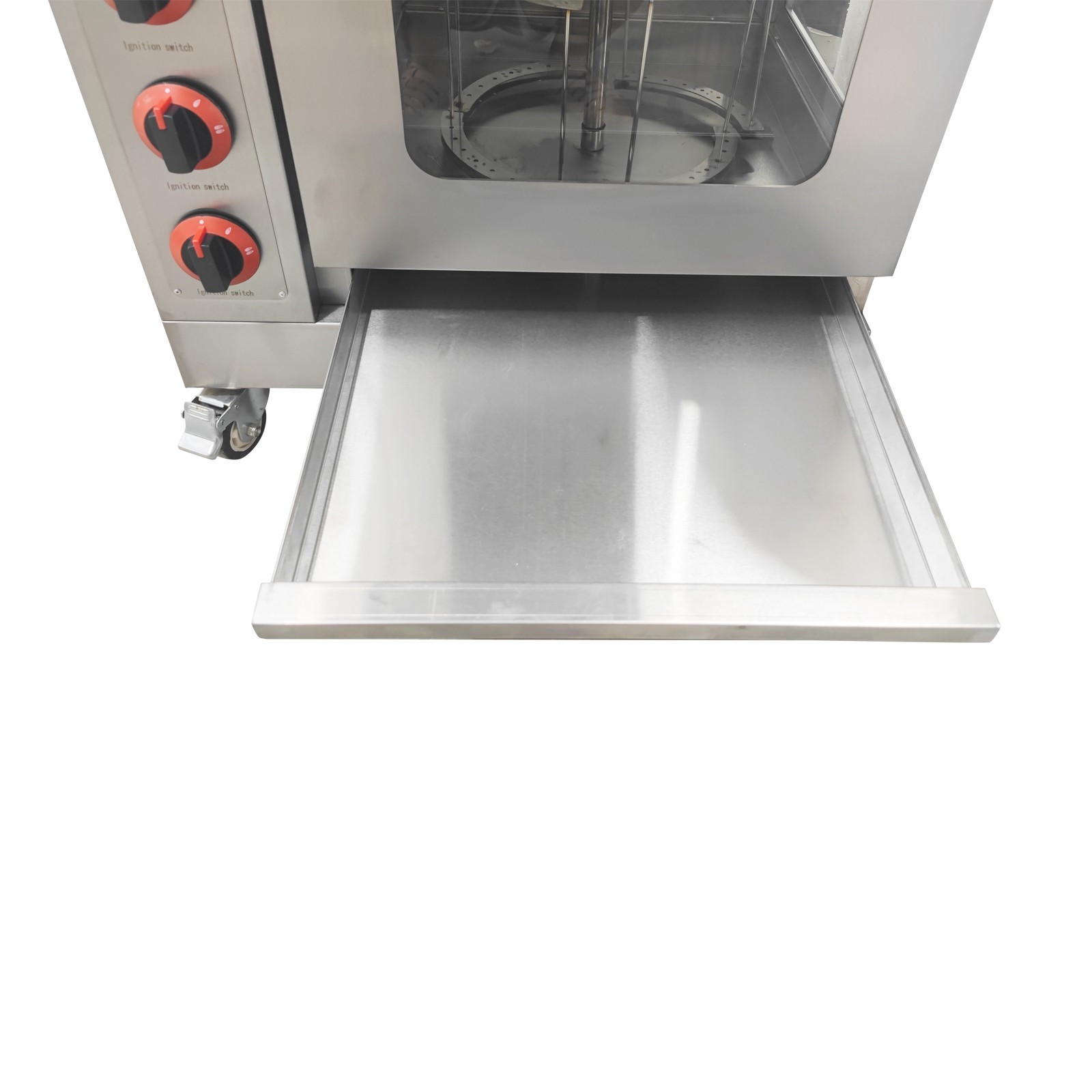 Liquefied Petroleum Gas Chicken Rotisserie Machine Stainless steel Rotary Oven