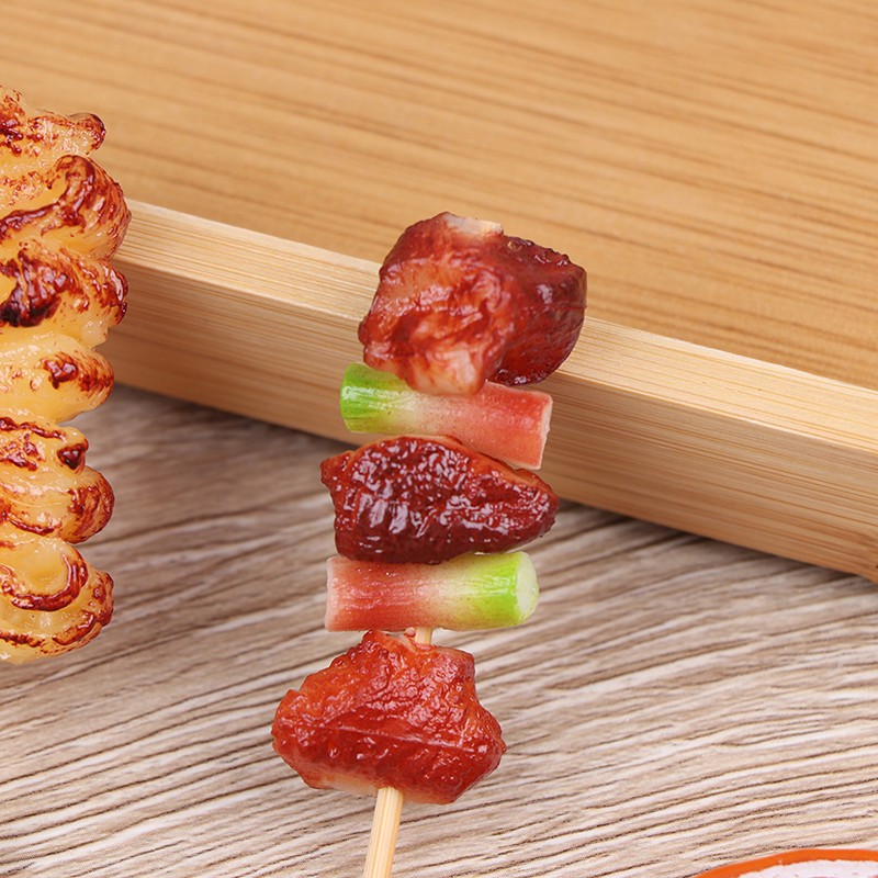 1Pcs Cute Mini Play Toy BBQ Simulation Food Miniature For Doll House Toy IJc^-N8