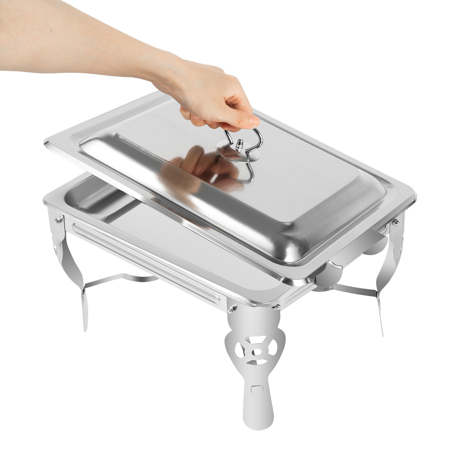 Chafer Chafing Dish 6L Set Stainless Steel Catering Party Food Warmer Square Pan