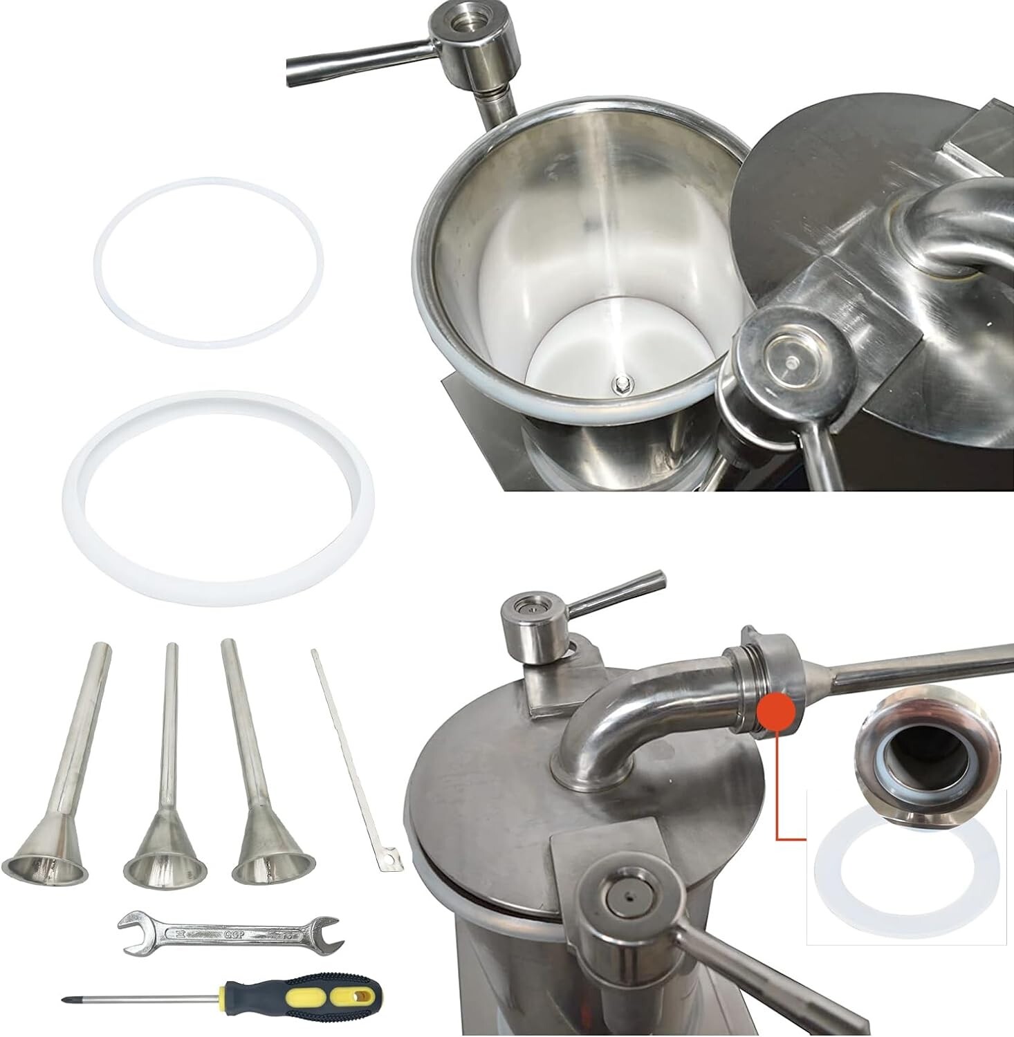 110V SF-26L Capacity Commercial Hydraulic Sausage Stuffer Vertical Sausage Maker