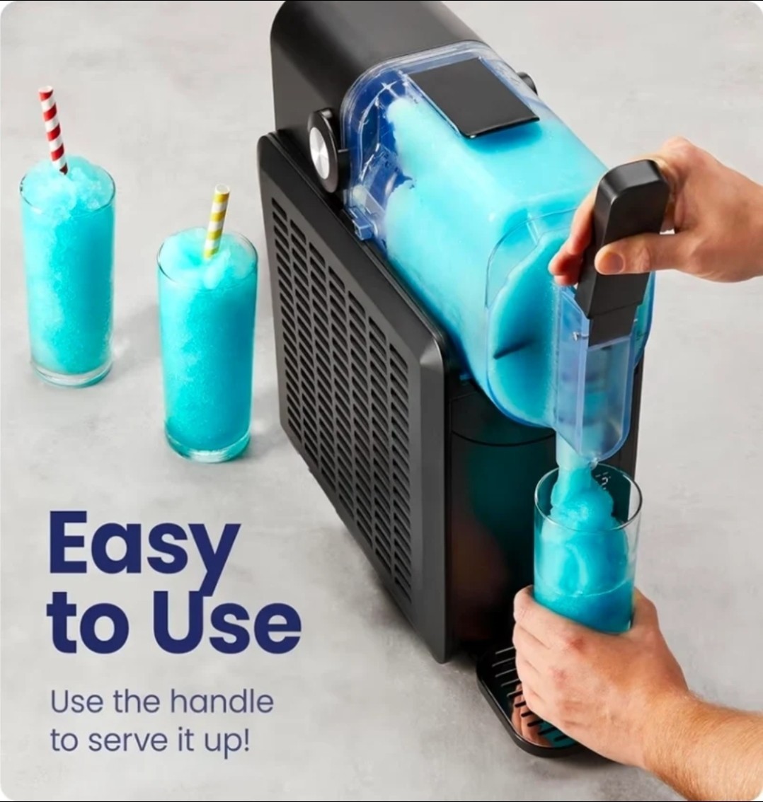 Iceman Slush-Ease Slushie Frozen Drink & Slushy Machine Maker w/ 5 Presets