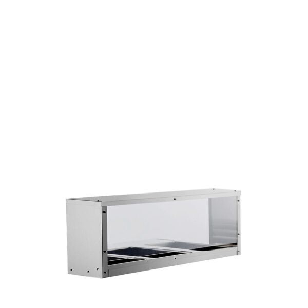ATOSA MROS-3ST Overshelf/Sneezeguard for CSTEA-3C STEAM TABLE