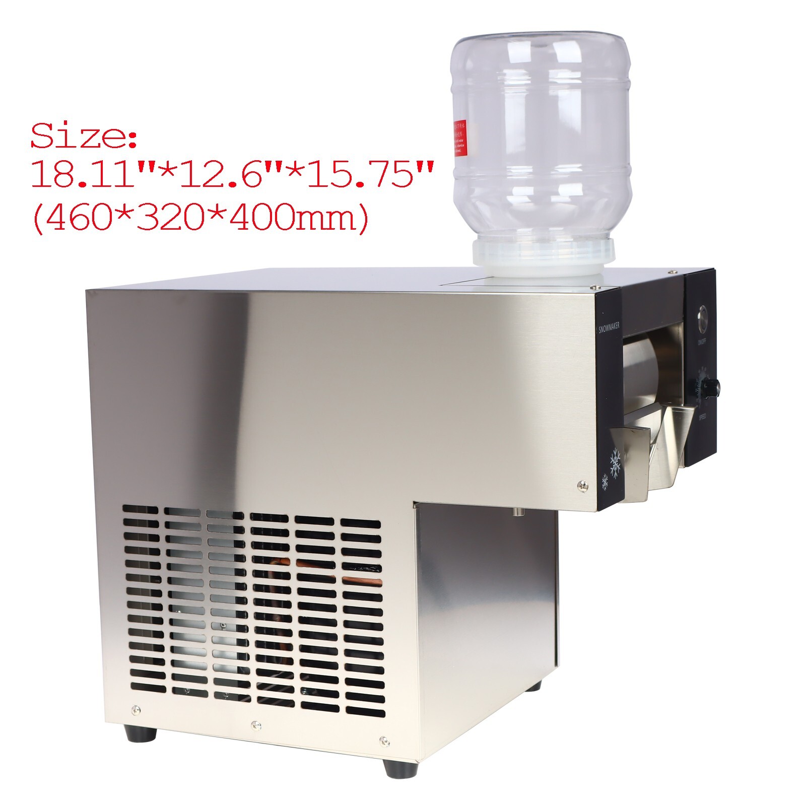Air Cool Snowfake Ice Machie 374lbs/24h Commercial Bingsu Snow Ice Maker 110V