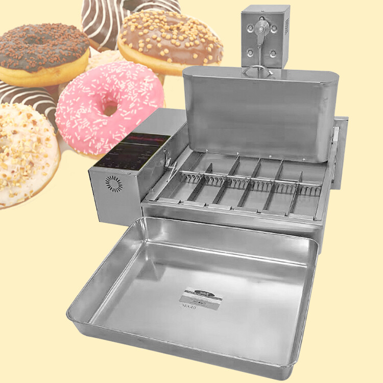 Kolice Commercial Mini 6 Rows Donuts Making Machine Doughnut Maker-2600pcs/Hour