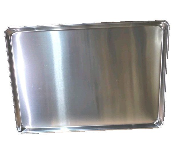 Crestware Full Size Aluminum Baking Pan 18” x 26” Commercial Bun Sheet, Wire Rim