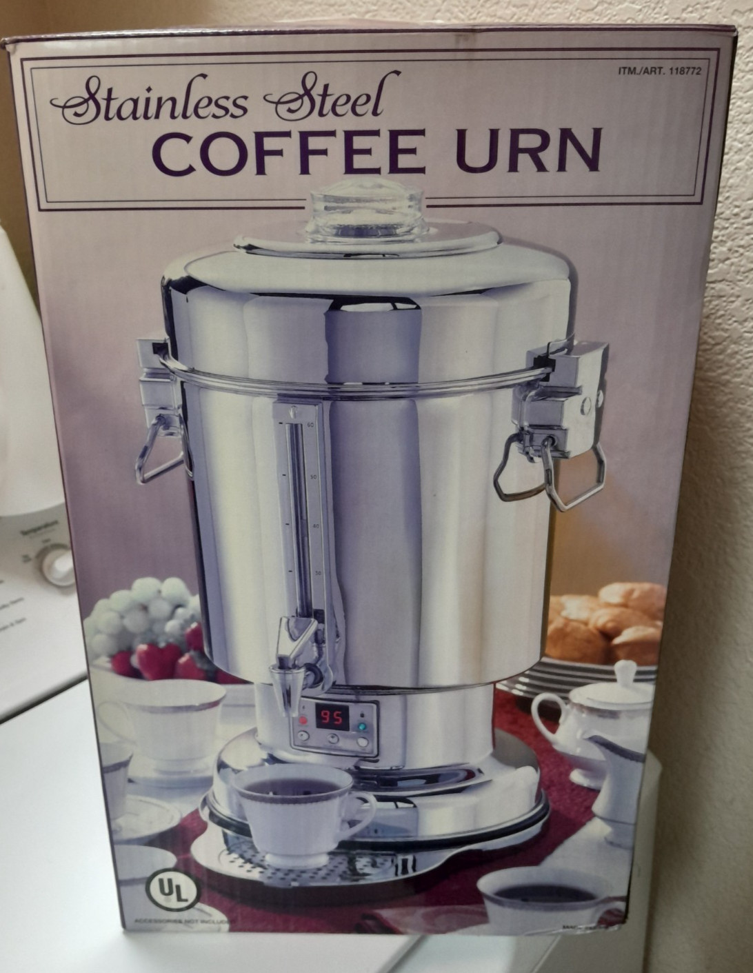 Stainless Steel Coffee Urn 60 Cup Costco Wholesale Warehouse