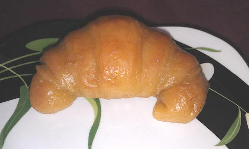 Croissant, Wax Fake Food, Prop Display, Dinner Roll