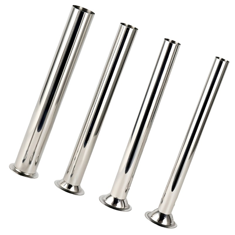 4pcs Stainless Steel Sausage Stuffer Parts for Home Kitchen and Small Restaurant