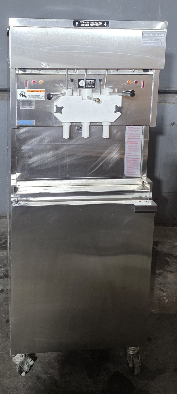 09-2010 Electro Freeze ice cream 959 RMT Water Cooled ,3 PH AMAZING CONDITION