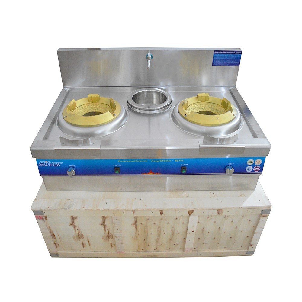 110V Commercial LPG Stove Liquefied Petroleum Gas Stove Natural Gas Cooktop