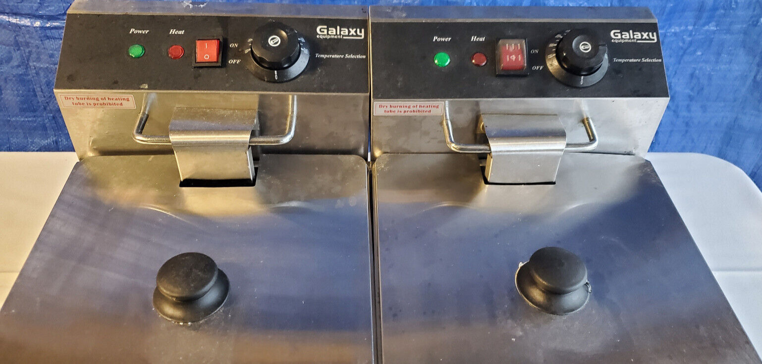 Galaxy Counter Top Dual Tank Fryer