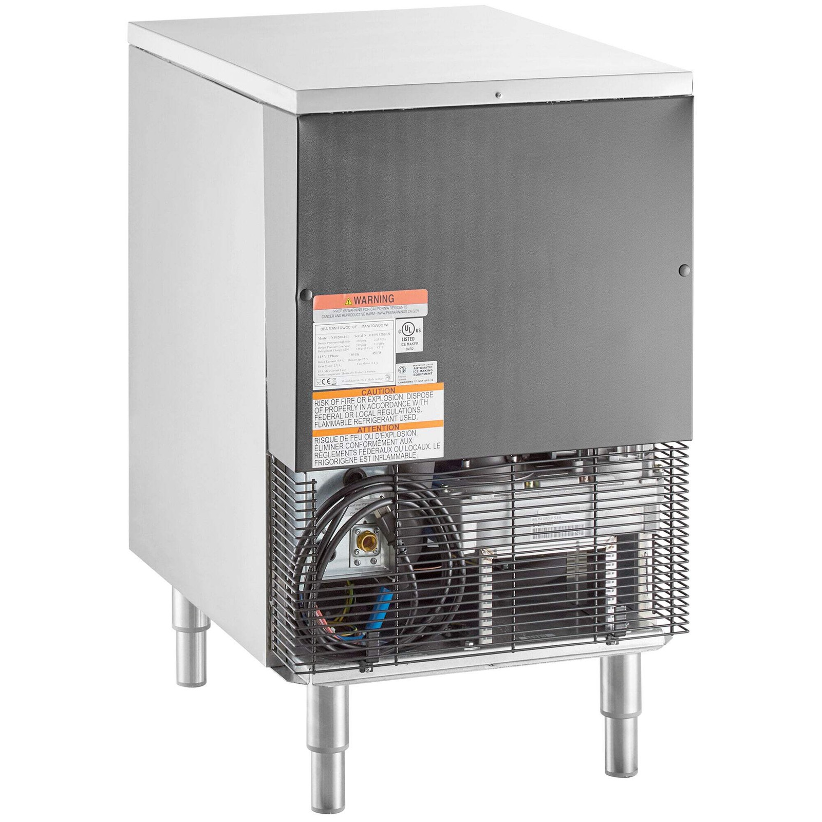 Manitowoc Ice 20″ Undercounter Air Cooled Nugget Ice Machine – 220 lb.
