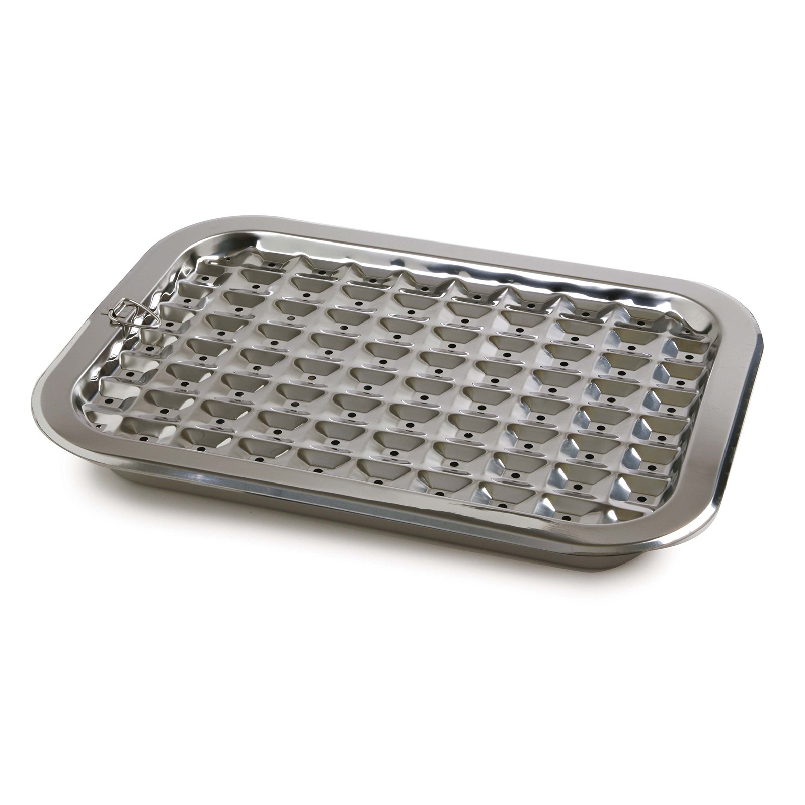 Norpro 274 Stainless Steel Broil/Roast Pan Set 17 Inch Silver