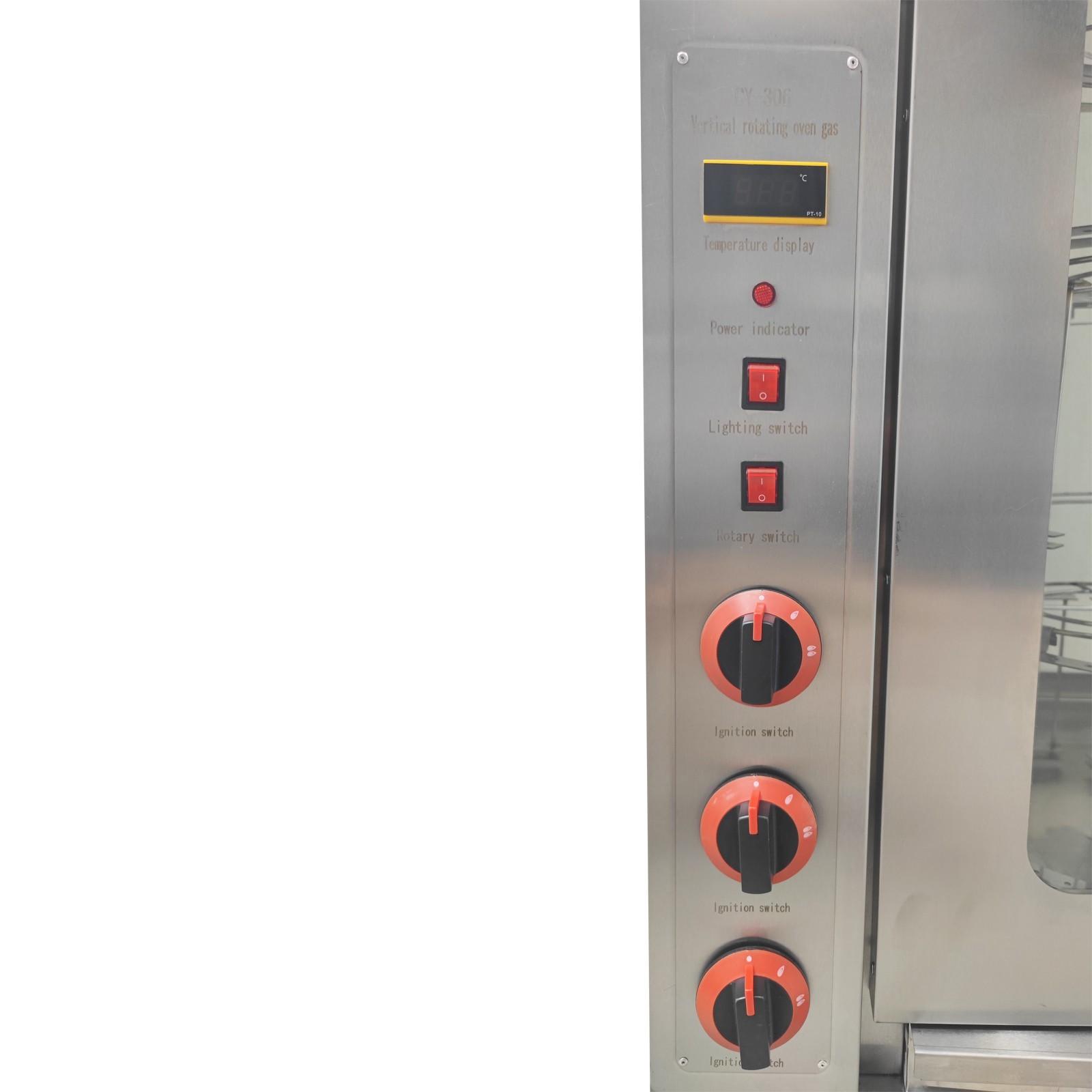 Liquefied Petroleum Gas Chicken Rotisserie Machine Stainless steel Rotary Oven