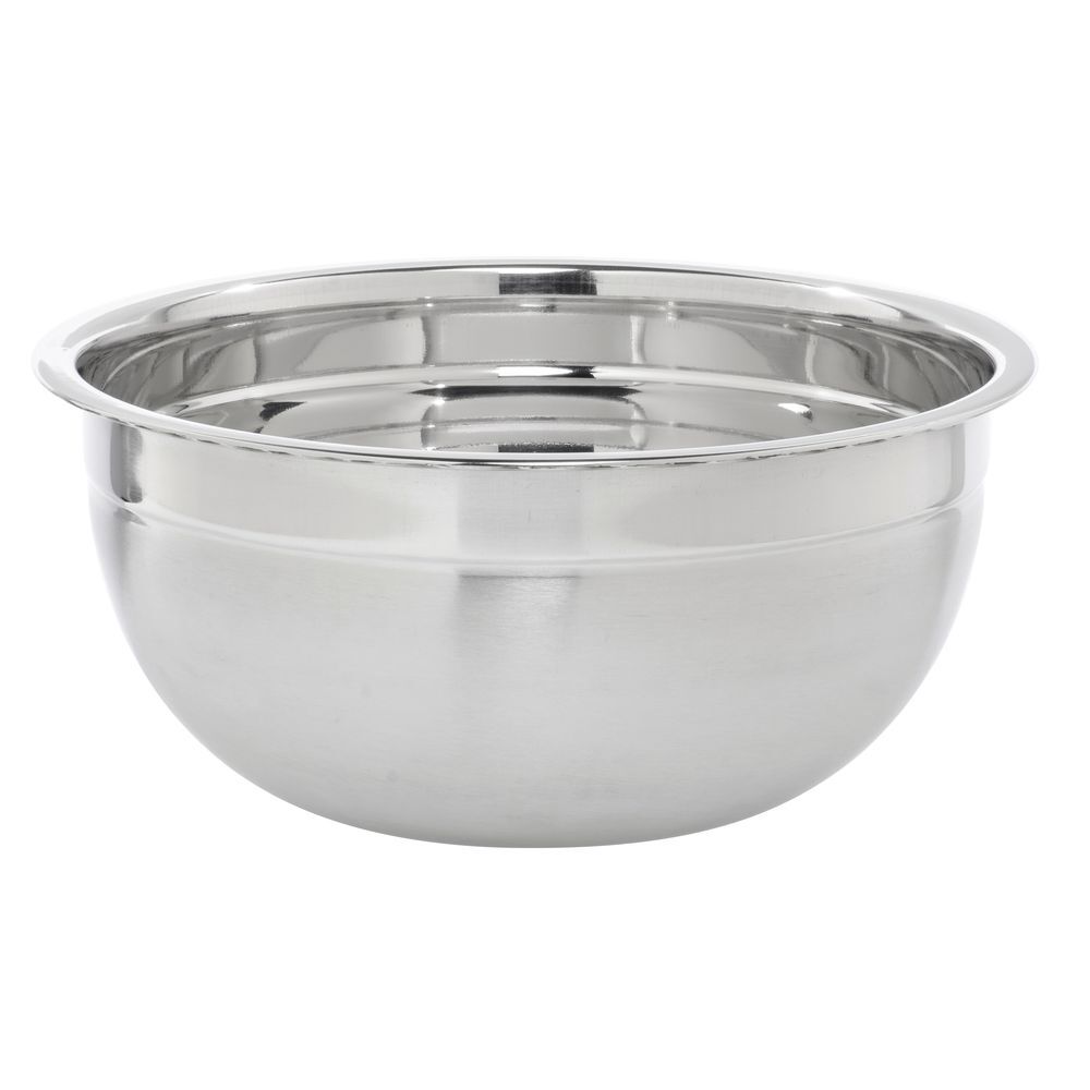 HUBERT 3 qt Mixing Bowl 22 Gauge Stainless Steel – 9 1/2″ Dia x 4 1/10″ D