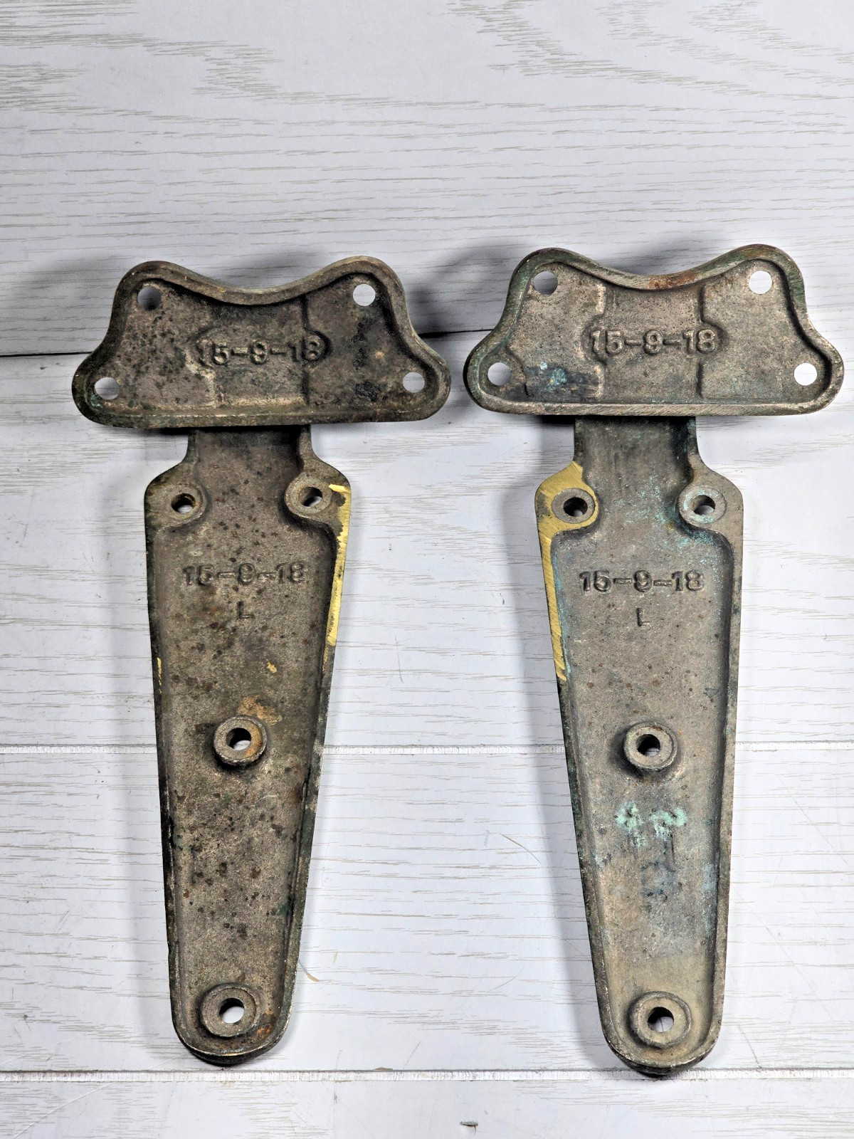 Hussmann St Louis Door Hinges Solid Brass Cast Iron Cooler Refrigerator USA