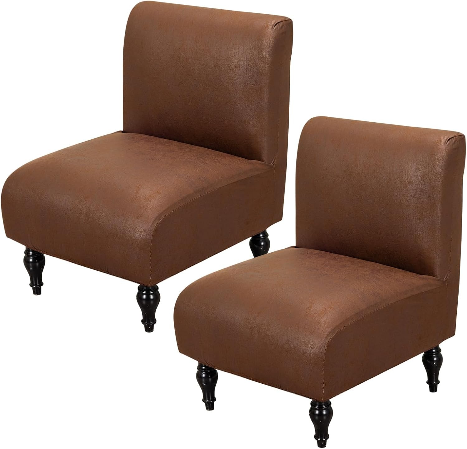 Armless Accent Chair Cover Slipcover, Stretch Spandex Chair Covers for Living