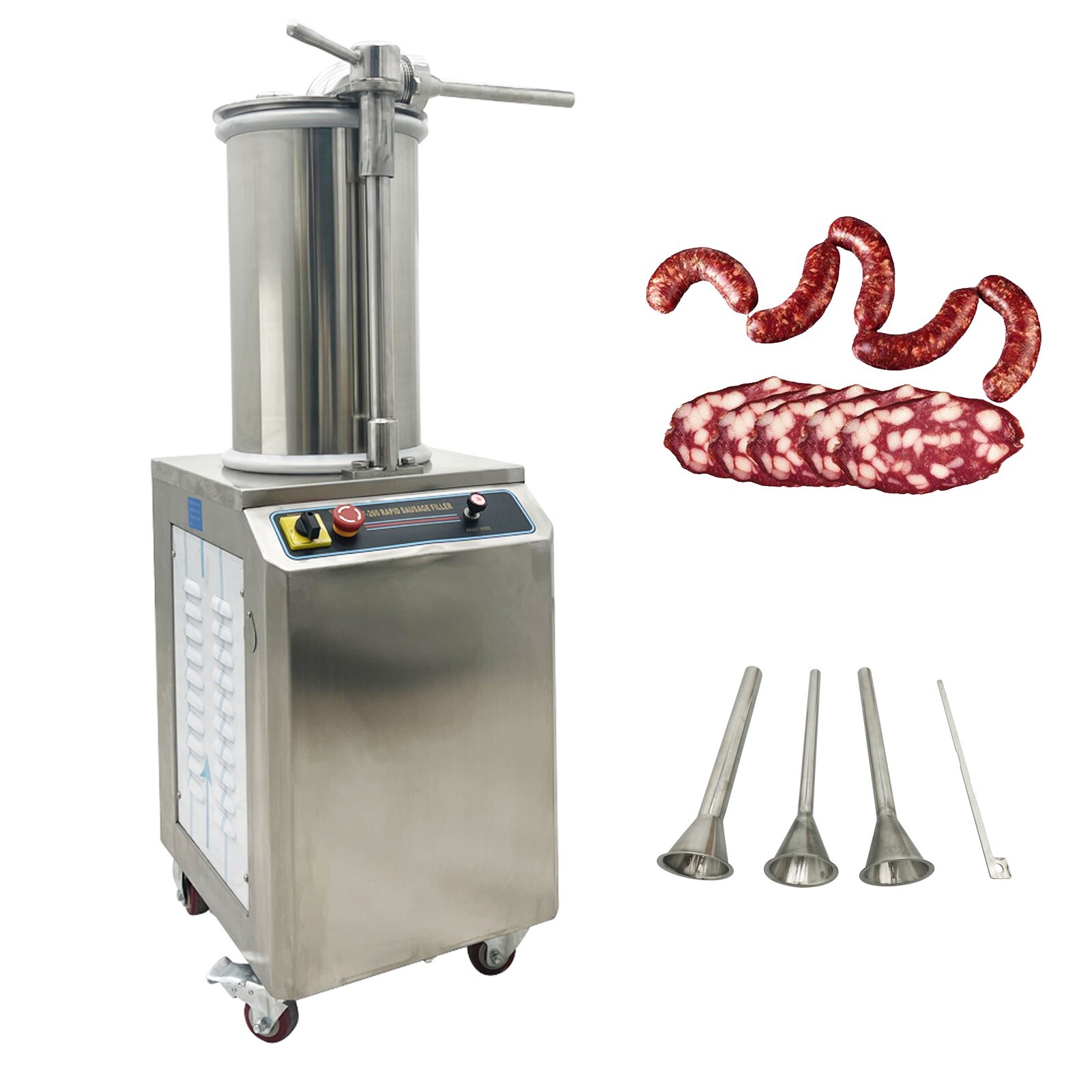 110V 26L Commercial Vertical Hydraulic Automatic Sausage Filling Machine SF-260