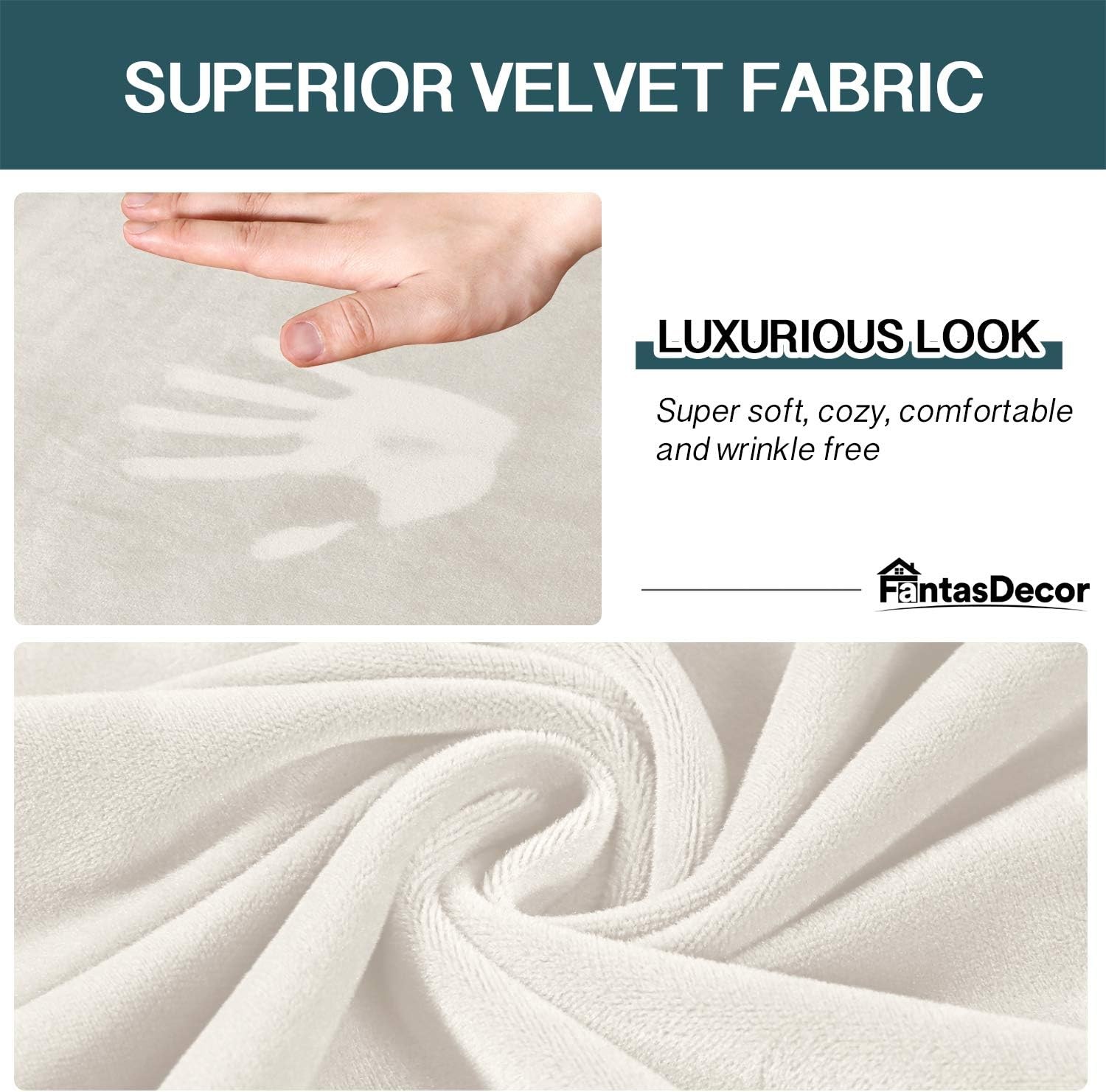 2 Piece Chair Sofa Covers 85% Polyester, 15% Spandex for Living Room Slipcovers