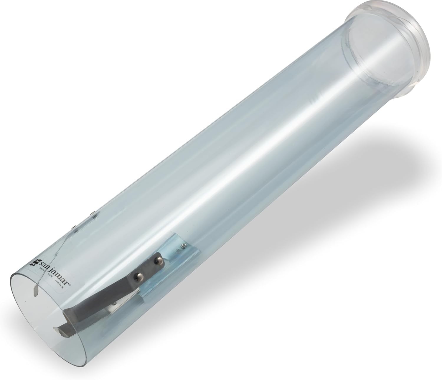 Blue Plastic Cup Dispenser for Restaurants, 16 Inches