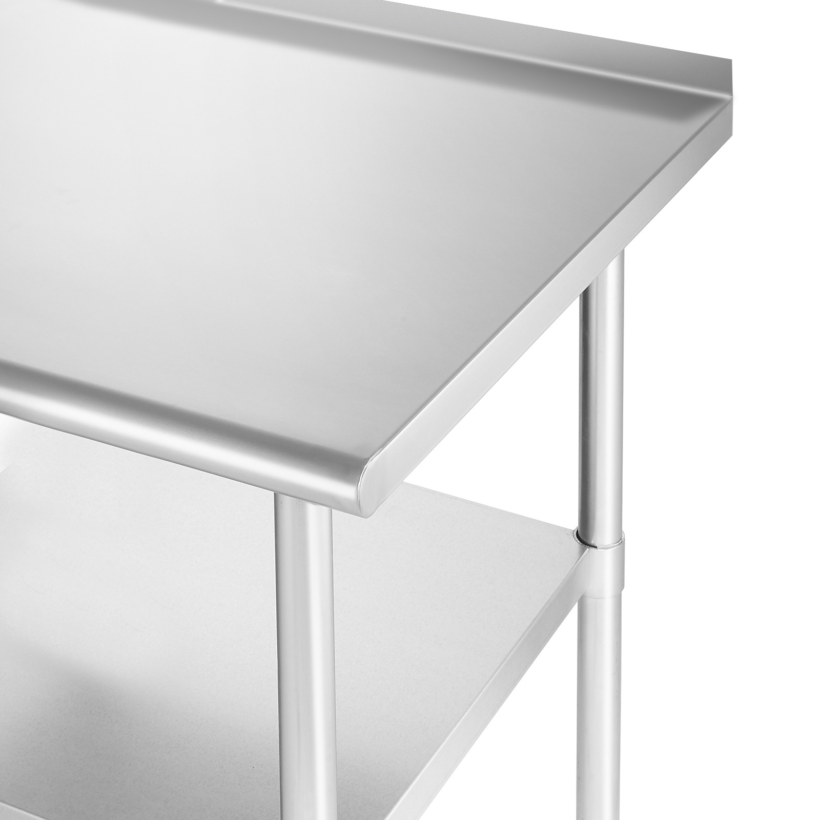 Stainless Steel 30″ x 24″ NSF Kitchen Restaurant Work Prep Table with Backsplash
