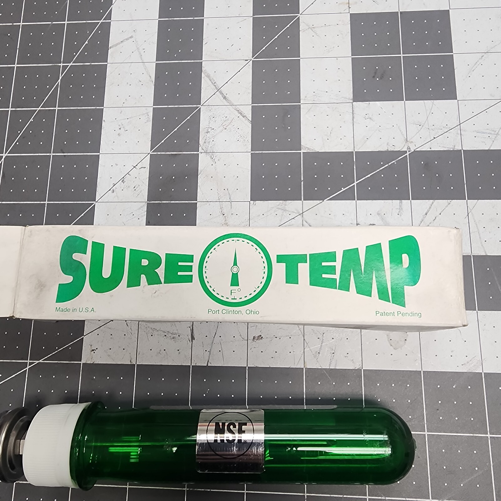 Supco Sure Temp ST1236-31 NSF Refrigerator Thermometer -40°-180°F Range [Roff]