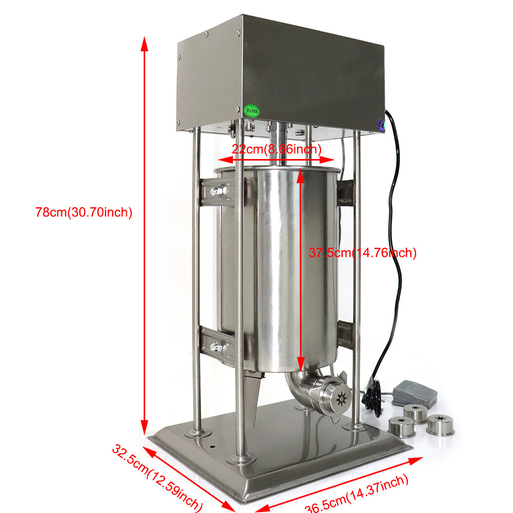 15L Stainless Steel Electric Spanish Churro Maker Machine Dough Stick Machine