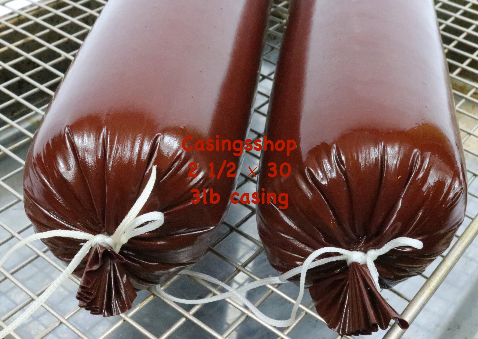 *SALE* 100 pcs Summer Deer Sausage Casings Sleeves Hold 3 lb ea Size 2.5 x 20