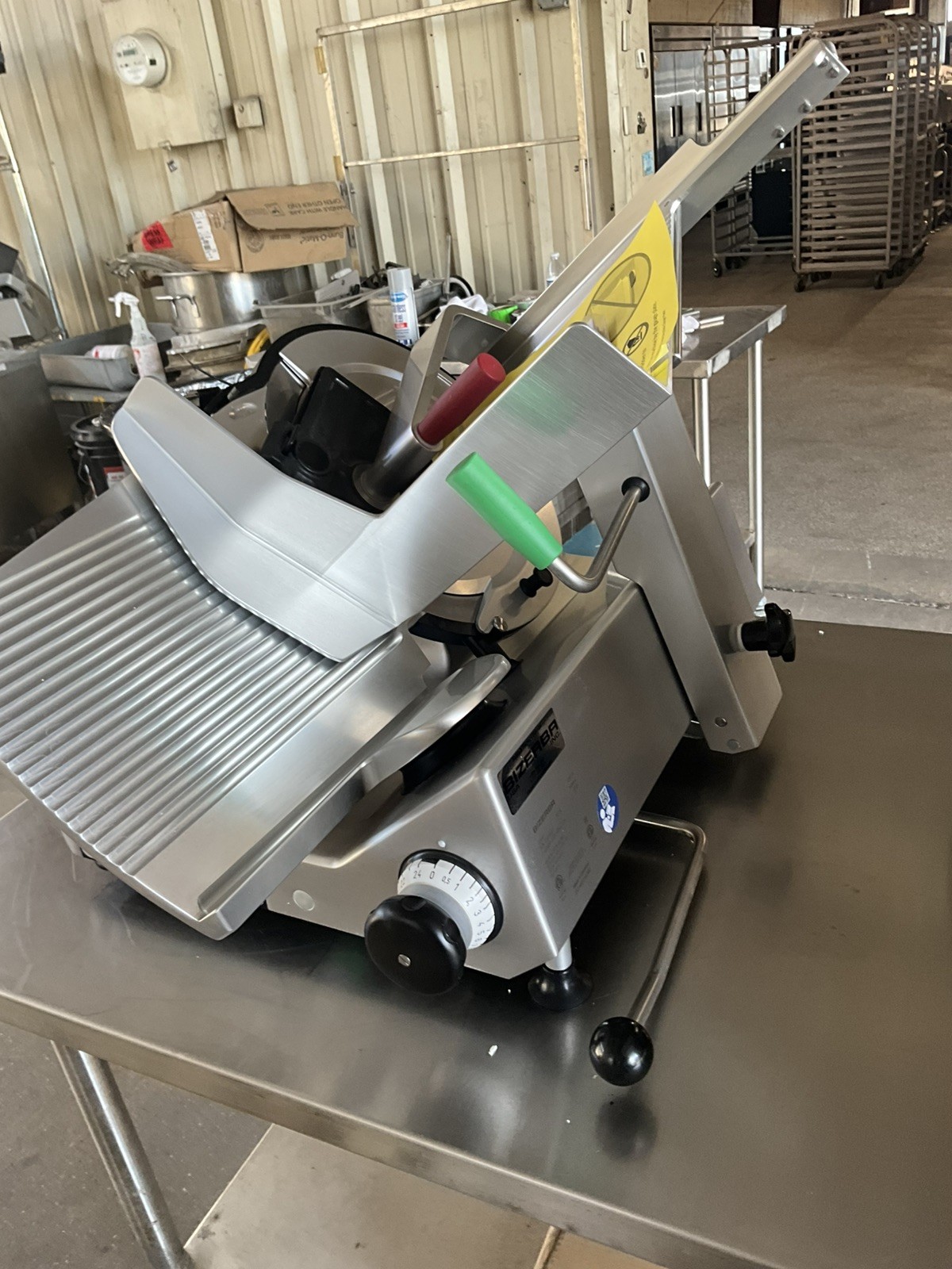 2026 Bizerba manual meat cheese deli slicer GSP H 3325HIIIu w/ blade sharpener
