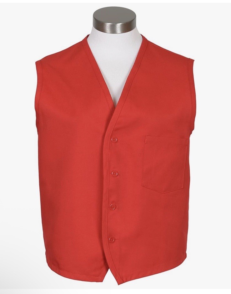 FAME® Unisex Vest – V40 – Red / 3X-Large (WFA28646RE3X)