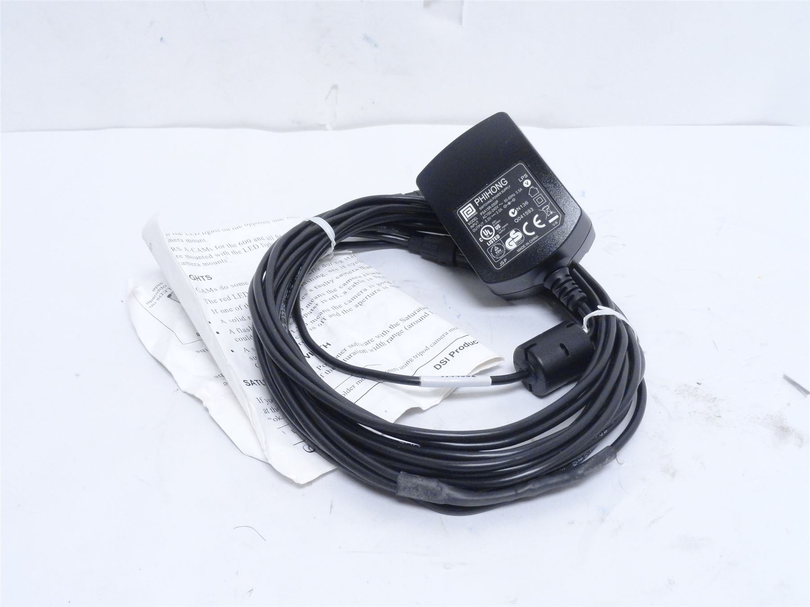 248010 New-No Box; JBT 400515 Analog Camera Power Supply; 100-240V in; 5VDC Out