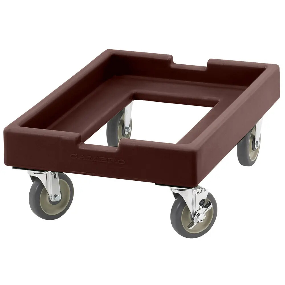 Cambro CD1826PDB131 27″x19″ Dark Brown Camdolly Dolly Dough Box 10″ Height