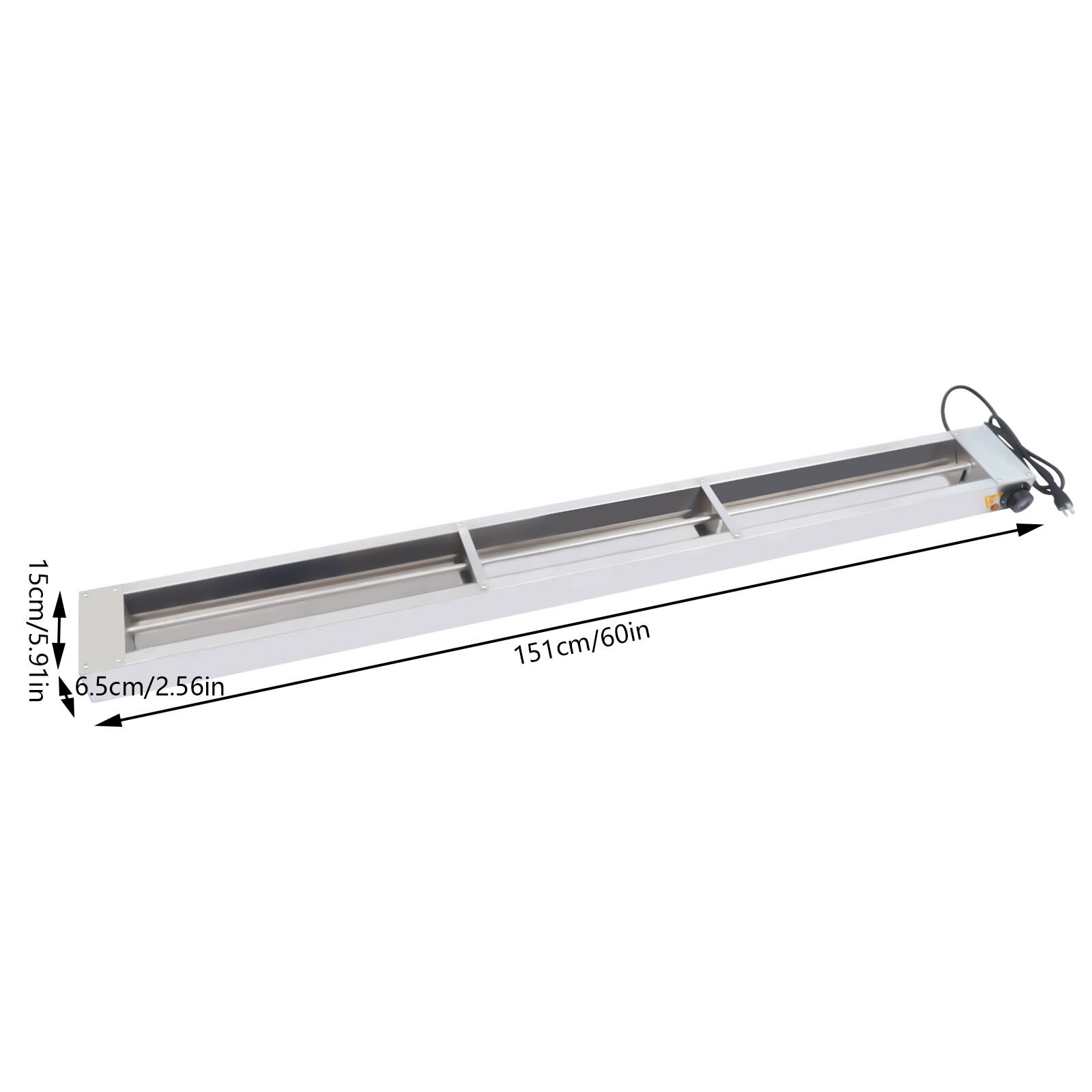 60 Inch Commercial Restaurant ood Heat Lamp Strip Warmer Calrod Food Heater