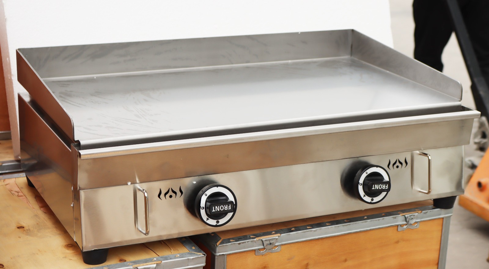 28.94×16.14 in LPG Gas Countertop Flat Top Griddle Stainless Steel Griddle Grill